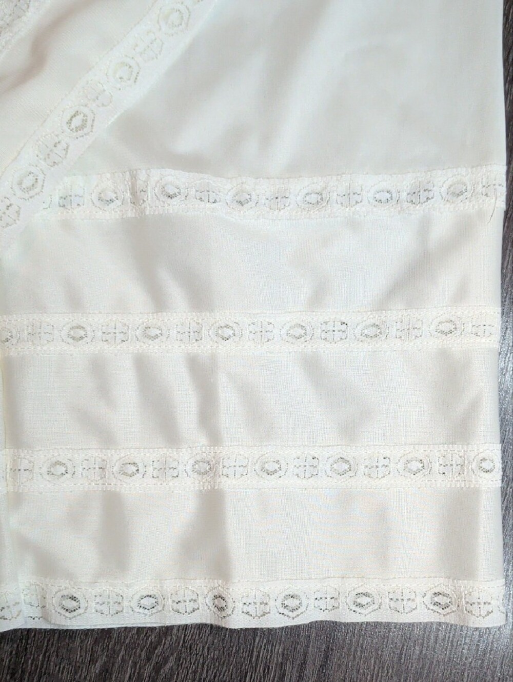 Vintage 60s Sears Ivory Pantaloons Bloomer Pants Lace Trim SZ Large MCM - Picture 6 of 11